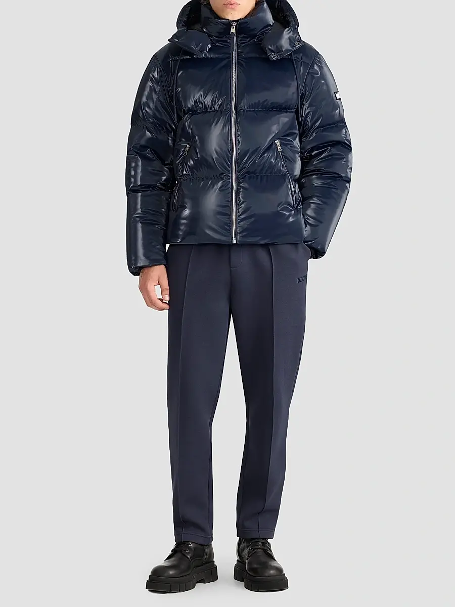 Mackage Men's Kent High-Gloss Hooded Down Jacket | Thumbnail 2 Mackage Men's Kent High-Gloss Hooded Down Jacket | Thumbnail 2