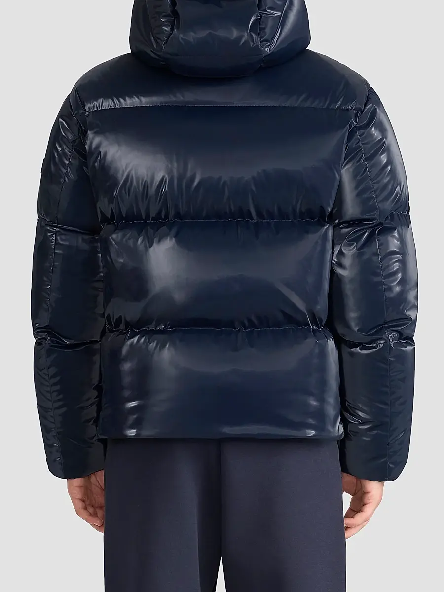 Mackage Men's Kent High-Gloss Hooded Down Jacket | Thumbnail 3 Mackage Men's Kent High-Gloss Hooded Down Jacket | Thumbnail 3