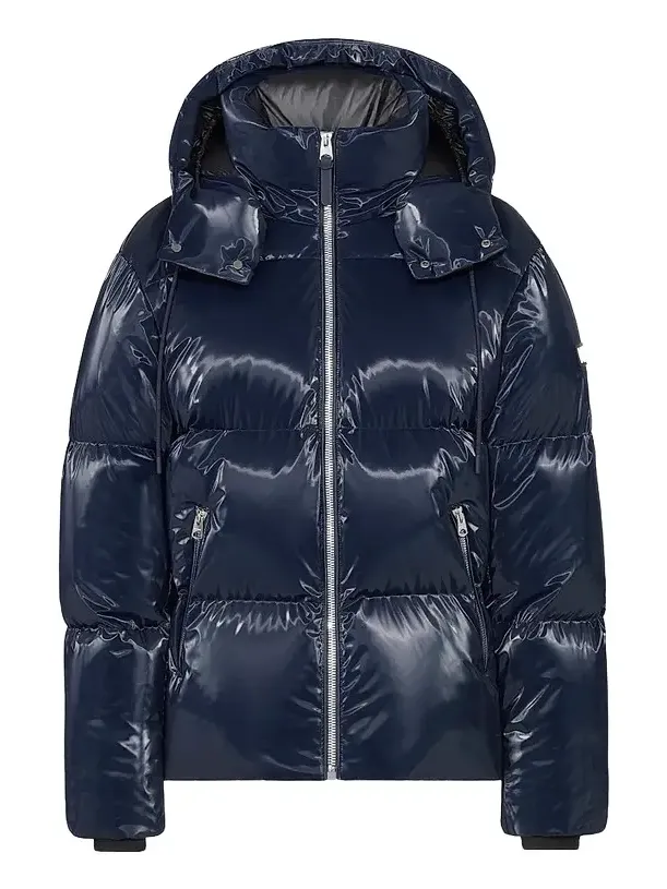 Men's Kent High-Gloss Hooded Down Jacket Men's Kent High-Gloss Hooded Down Jacket