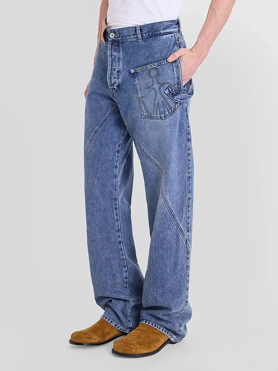 JW Anderson Men's Twisted Workwear Jeans | Thumbnail 4 JW Anderson Men's Twisted Workwear Jeans | Thumbnail 4