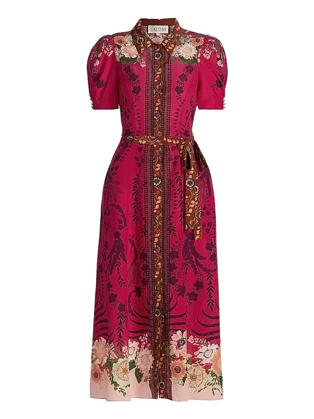 Women's Vanessa Belted Midi Shirtdress Women's Vanessa Belted Midi Shirtdress