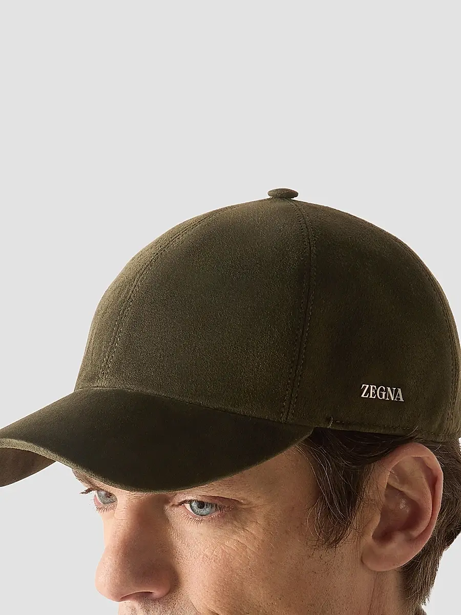 Zegna Men's Secondskin Baseball Cap | Thumbnail 2