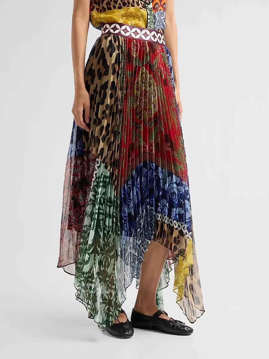 Alice + Olivia Women's Katz Handkerchief Hem Maxi Skirt | Thumbnail 4 Alice + Olivia Women's Katz Handkerchief Hem Maxi Skirt | Thumbnail 4