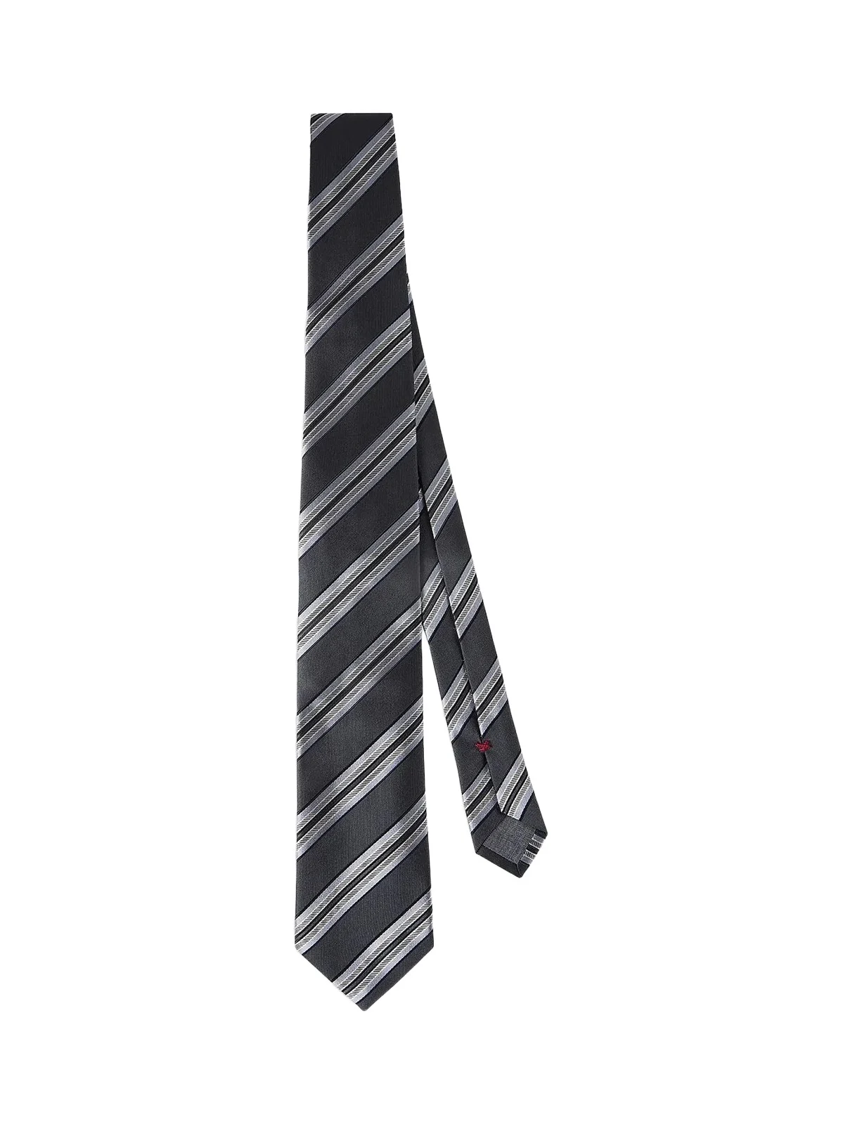 Men's Textured Striped Silk Tie