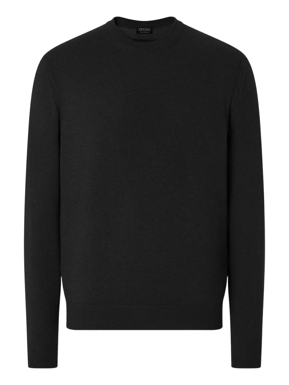 Zegna Men's Oasi Cashmere Crewneck Sweater
