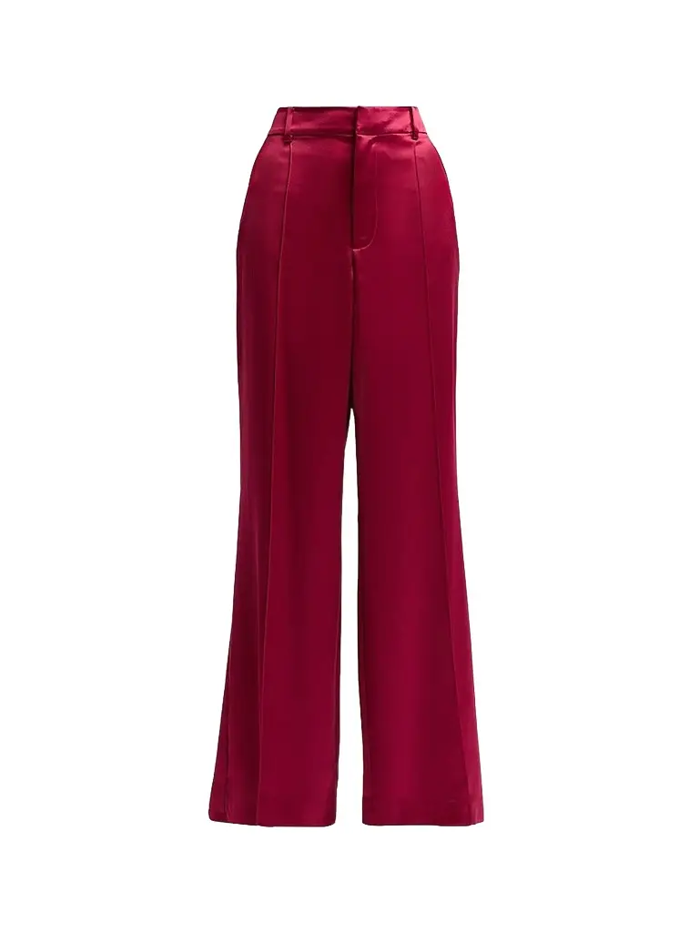Cinq à Sept Women's Jyn Satin Flared-Leg Pants
