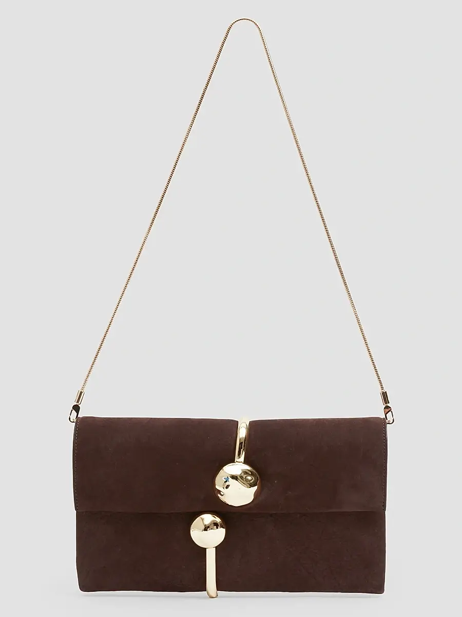 Simkhai Women's Amaya Suede Clutch | Thumbnail 3 Simkhai Women's Amaya Suede Clutch | Thumbnail 3