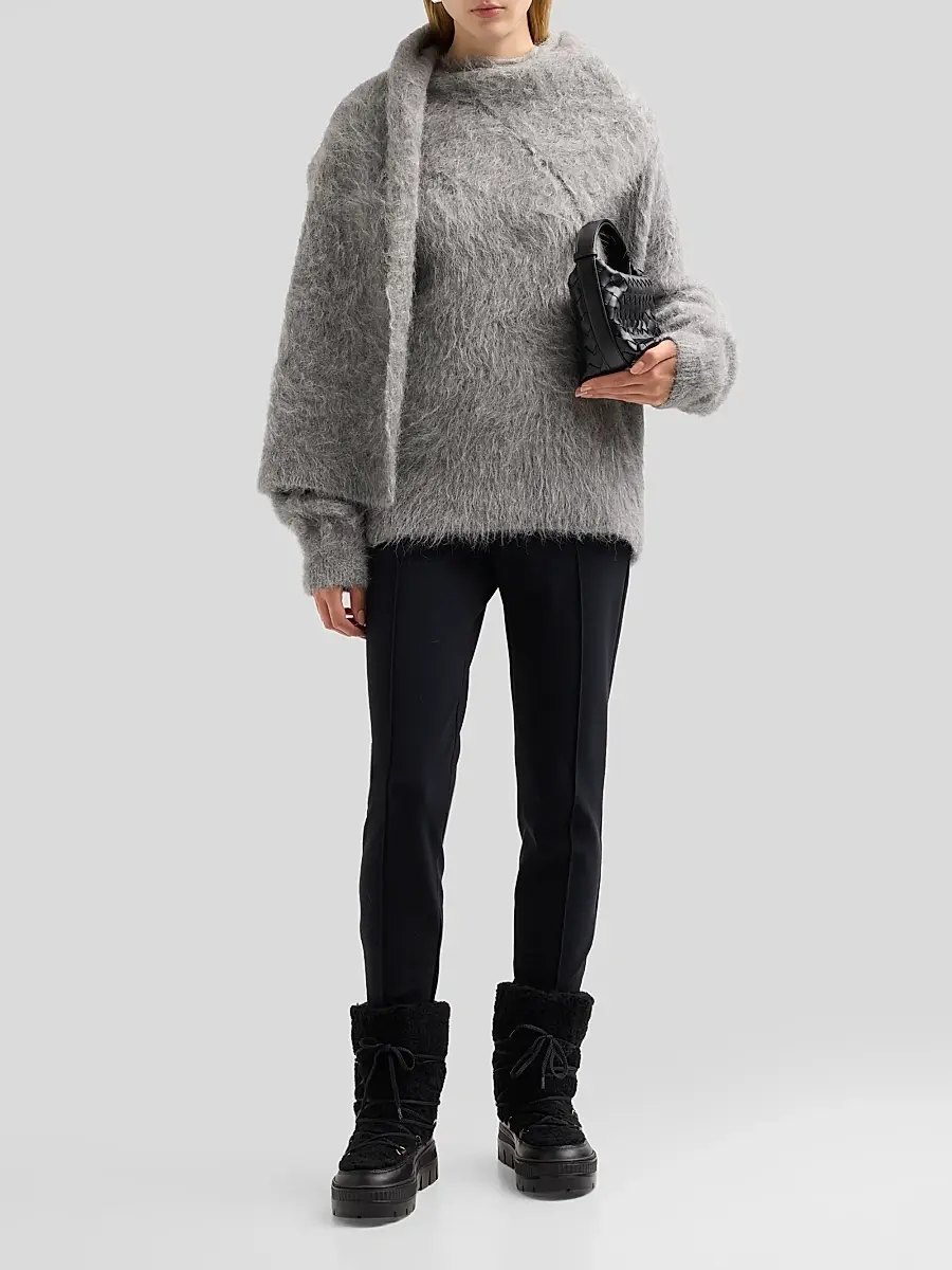 Pollini Women's Faux-Shearling Lace-Up Boots | Thumbnail 3 Pollini Women's Faux-Shearling Lace-Up Boots | Thumbnail 3