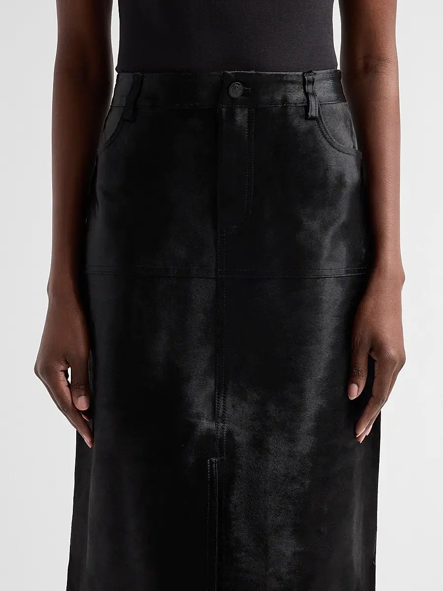 Kobi Halperin Women's Cindy Calf Hair Pencil Skirt | Thumbnail 5