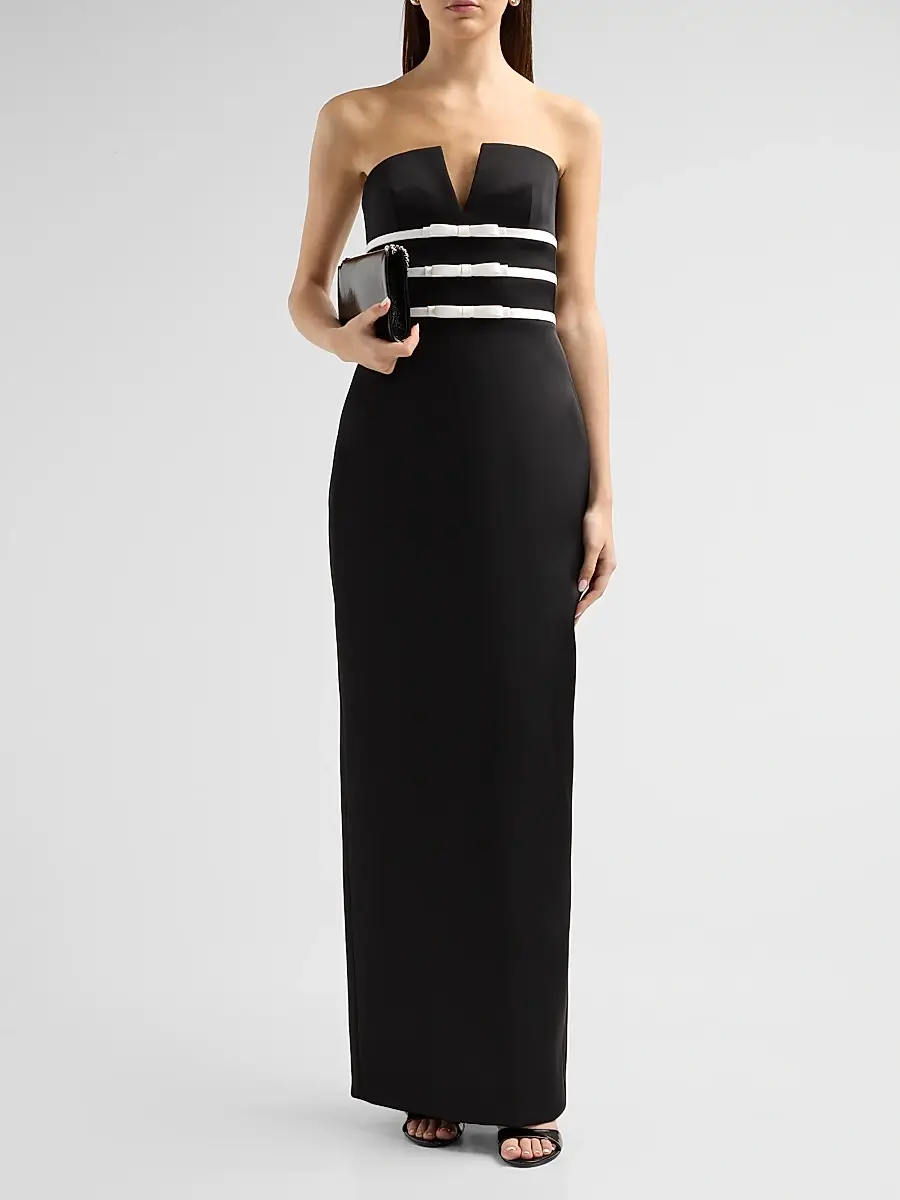 Simkhai Women's Delore Bustier Strapless Gown | Thumbnail 2 Simkhai Women's Delore Bustier Strapless Gown | Thumbnail 2
