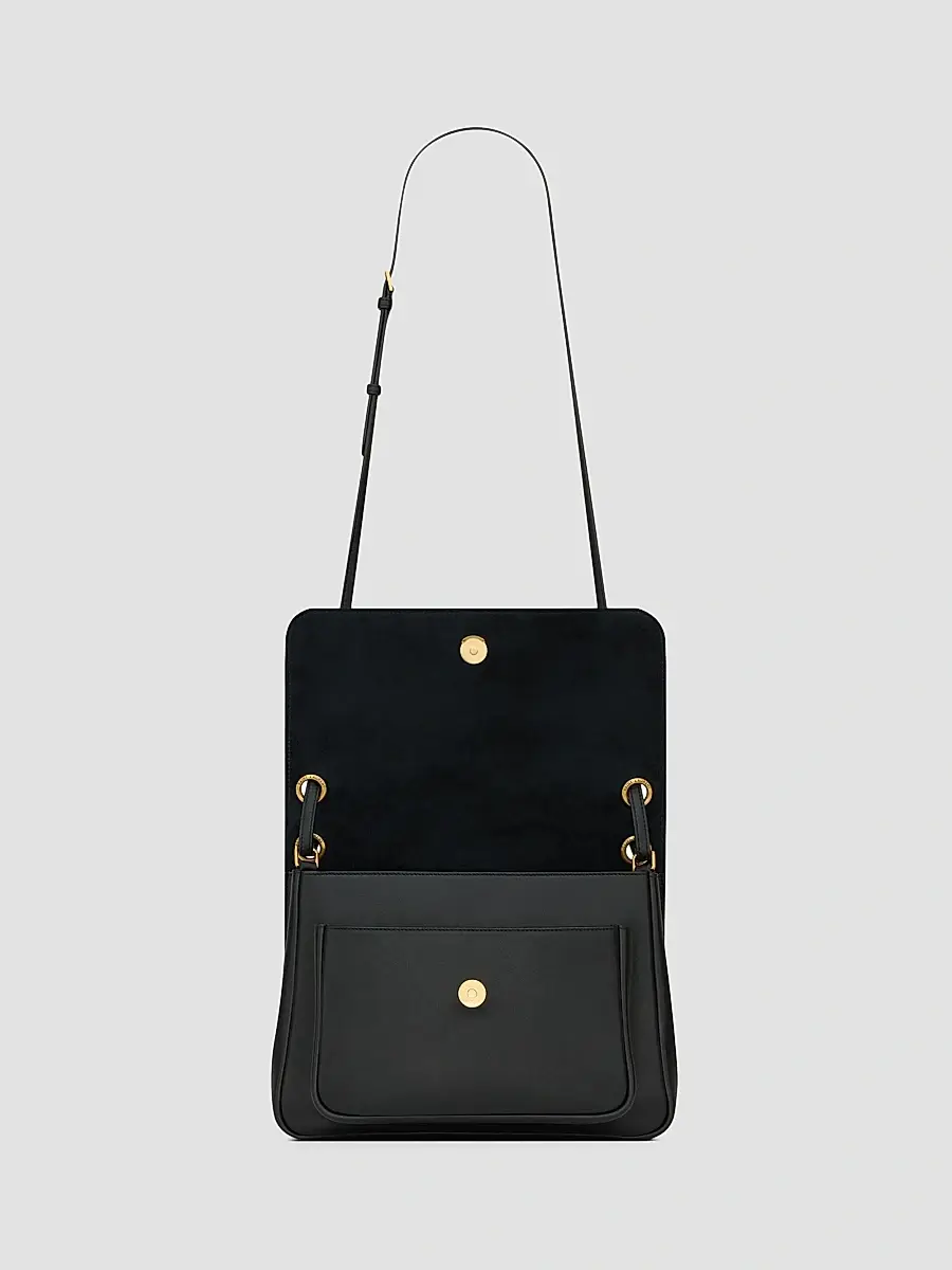 Saint Laurent Women's Niki Soft Medium Shoulder Bag in Lambskin - Black | Thumbnail 4 Saint Laurent Women's Niki Soft Medium Shoulder Bag in Lambskin - Black | Thumbnail 4
