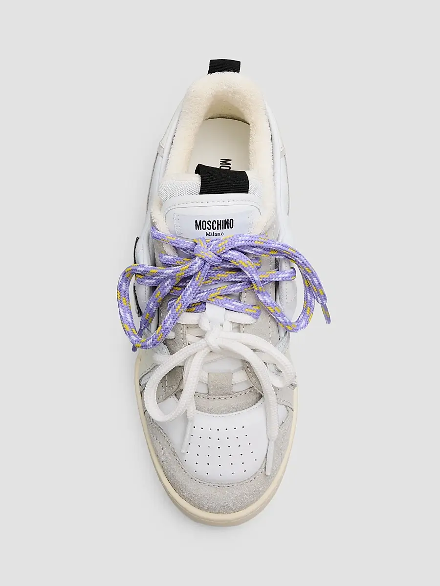 MOSCHINO Women's Streetball Low-Top Sneakers | Thumbnail 6 MOSCHINO Women's Streetball Low-Top Sneakers | Thumbnail 6