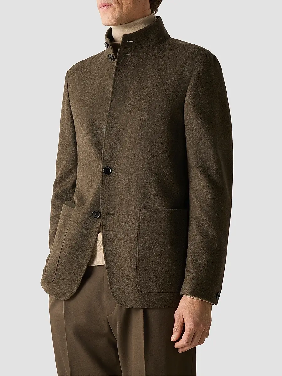 Zegna Men's Oasi Cashmere II Conte Jacket | Thumbnail 3 Zegna Men's Oasi Cashmere II Conte Jacket | Thumbnail 3