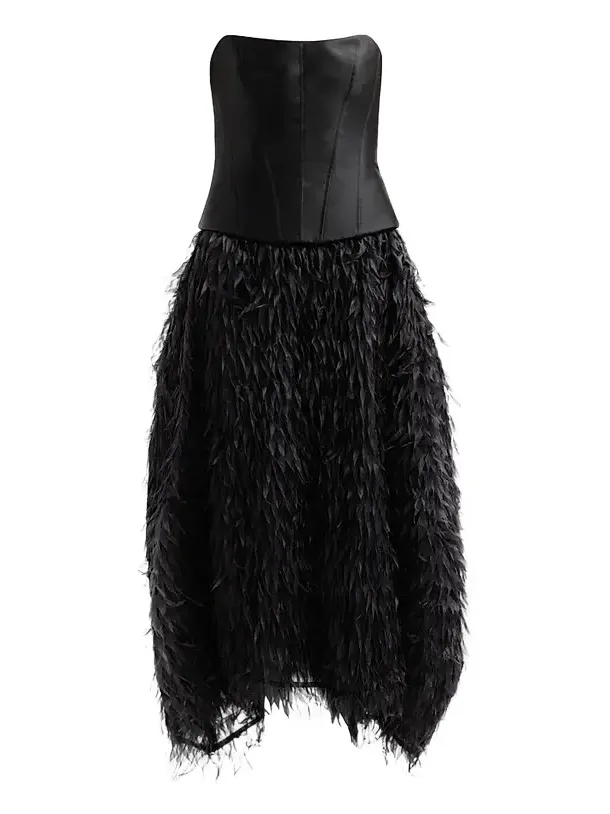 Women's Leanna Embellished Strapless Bustier Gown