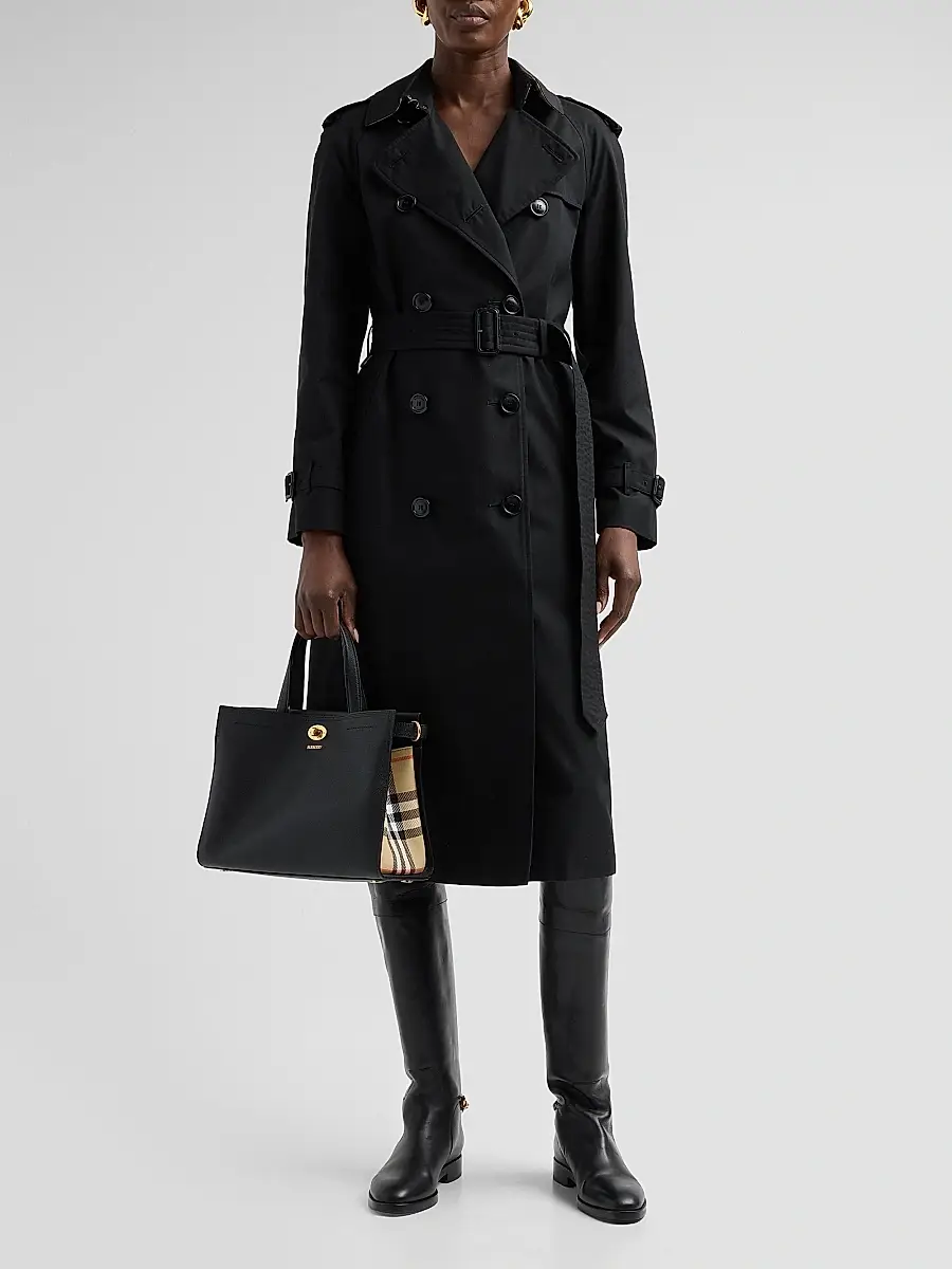 Burberry Women's Cotswolds Small Check Tote Bag | Thumbnail 5 Burberry Women's Cotswolds Small Check Tote Bag | Thumbnail 5