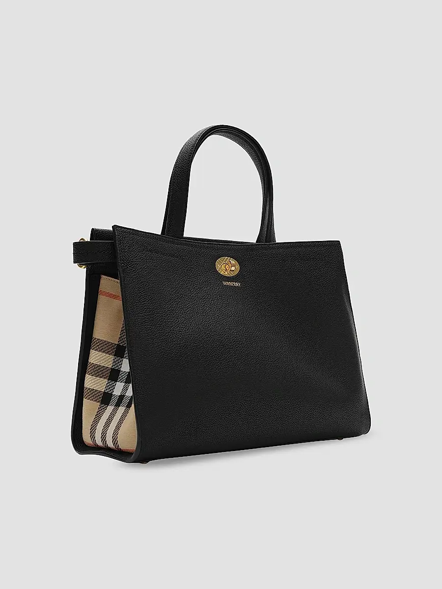 Burberry Women's Cotswolds Small Check Tote Bag | Thumbnail 6 Burberry Women's Cotswolds Small Check Tote Bag | Thumbnail 6