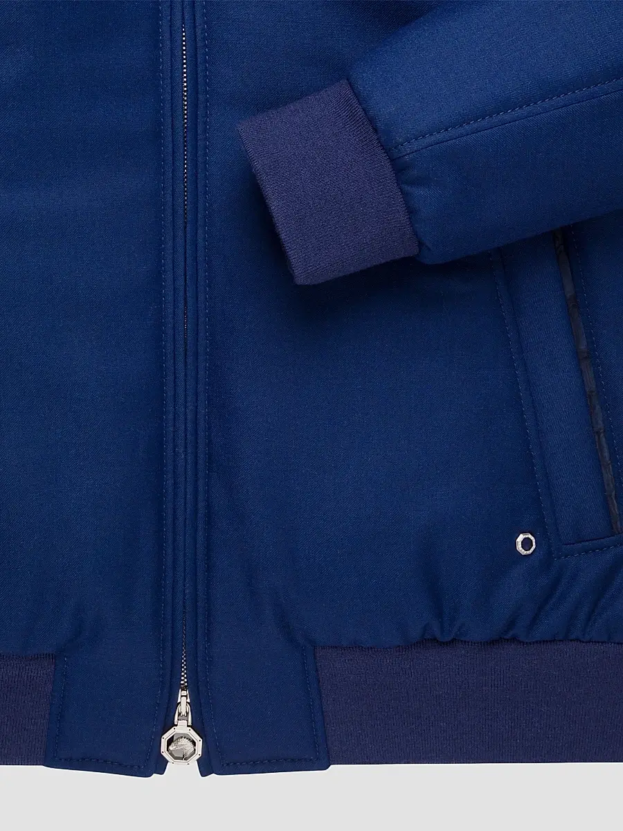 Stefano Ricci Men's Vicuña and Silk Blend Blouson Jacket | Thumbnail 8