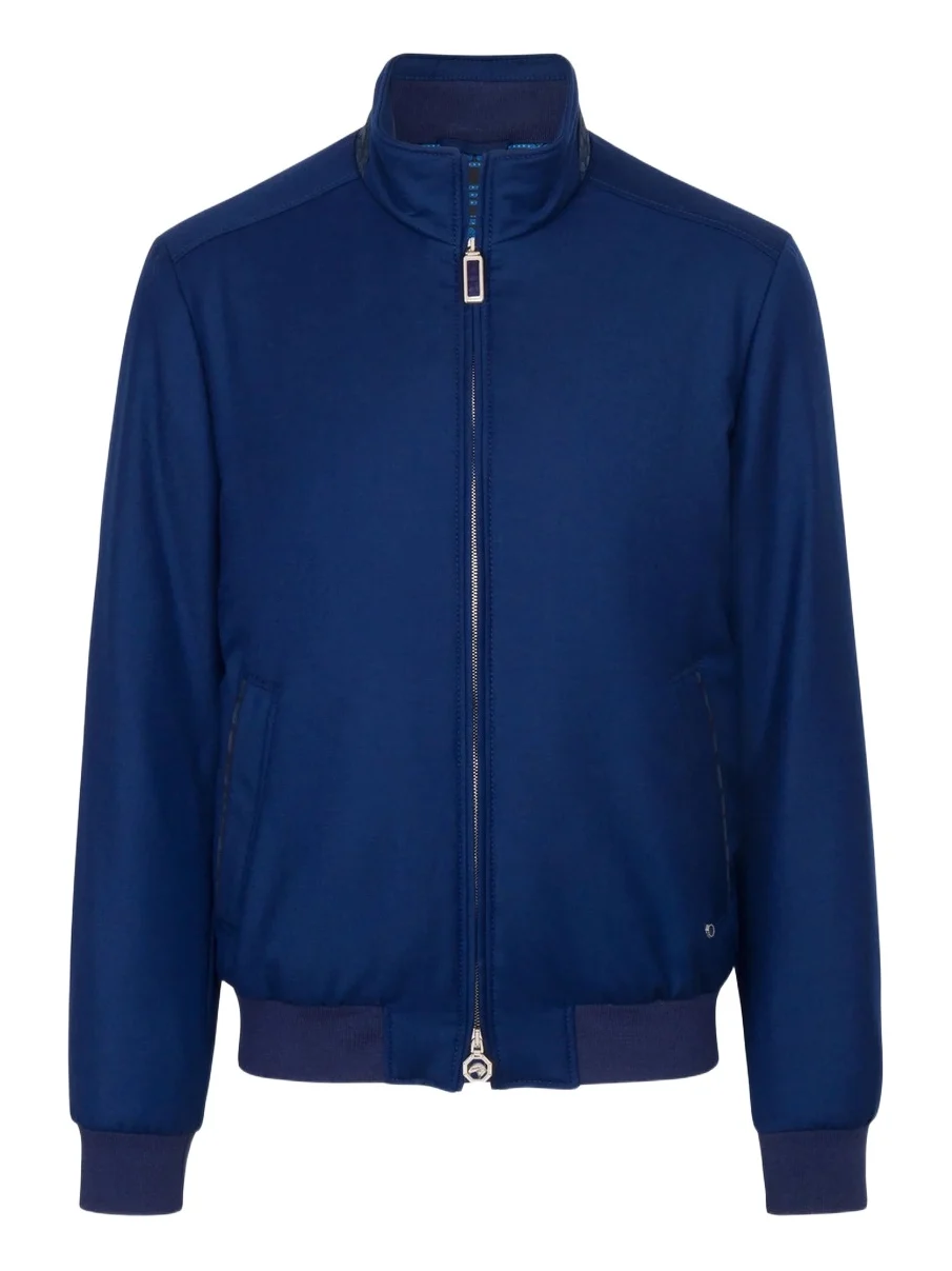 Stefano Ricci Men's Vicuña and Silk Blend Blouson Jacket
