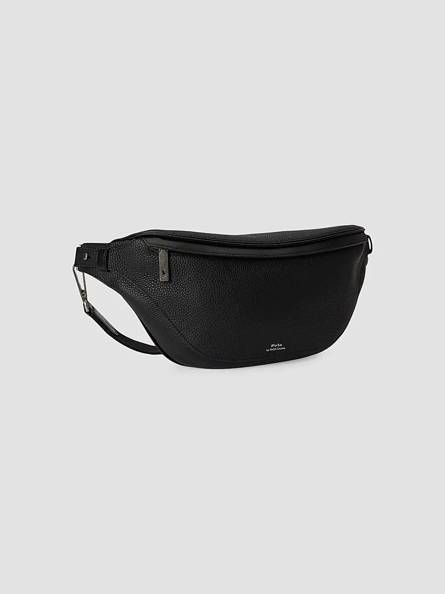 Polo Ralph Lauren Men's Polo ID Pebbled Leather Belt Bag | Thumbnail 3 Polo Ralph Lauren Men's Polo ID Pebbled Leather Belt Bag | Thumbnail 3