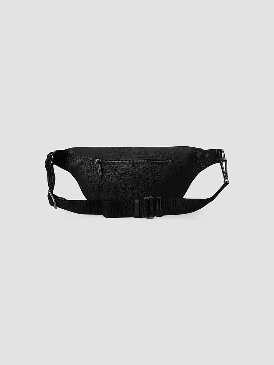 Polo Ralph Lauren Men's Polo ID Pebbled Leather Belt Bag | Thumbnail 4 Polo Ralph Lauren Men's Polo ID Pebbled Leather Belt Bag | Thumbnail 4