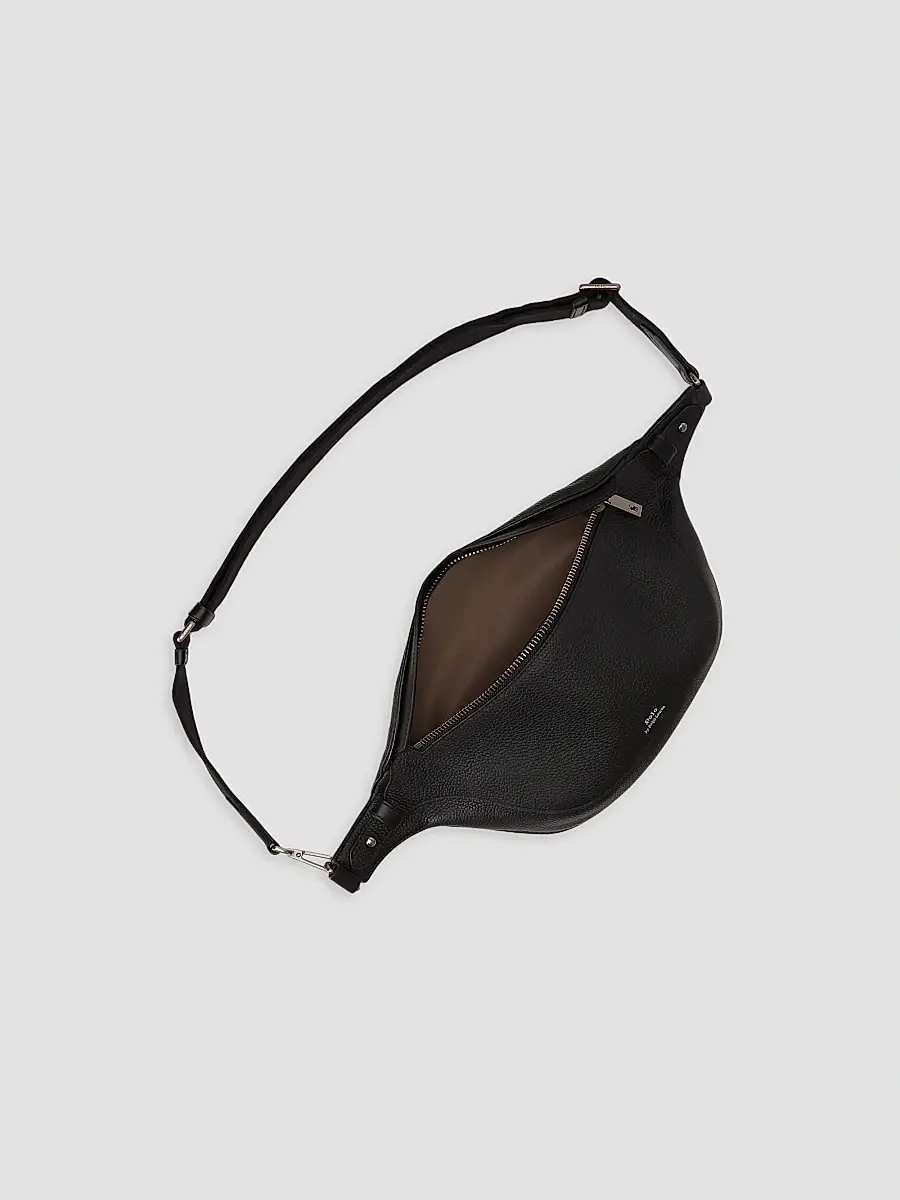 Polo Ralph Lauren Men's Polo ID Pebbled Leather Belt Bag | Thumbnail 5 Polo Ralph Lauren Men's Polo ID Pebbled Leather Belt Bag | Thumbnail 5