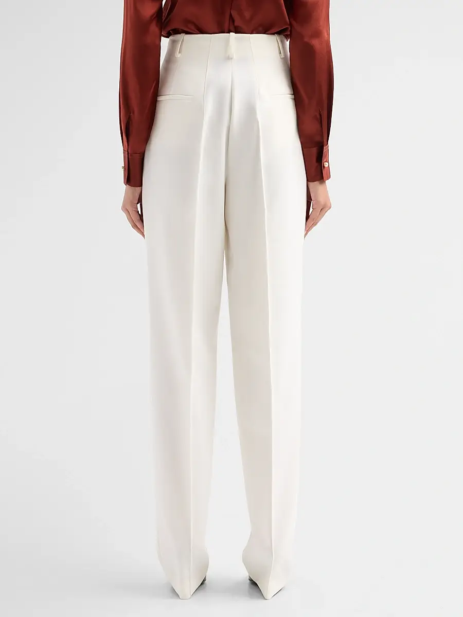 PRABAL GURUNG Women's Carrot Stretch Crepe Trousers | Thumbnail 3 PRABAL GURUNG Women's Carrot Stretch Crepe Trousers | Thumbnail 3