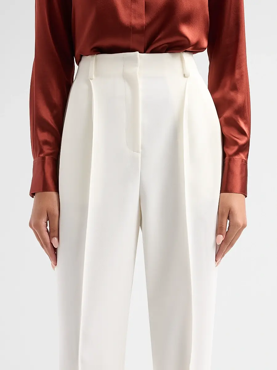 PRABAL GURUNG Women's Carrot Stretch Crepe Trousers | Thumbnail 5 PRABAL GURUNG Women's Carrot Stretch Crepe Trousers | Thumbnail 5