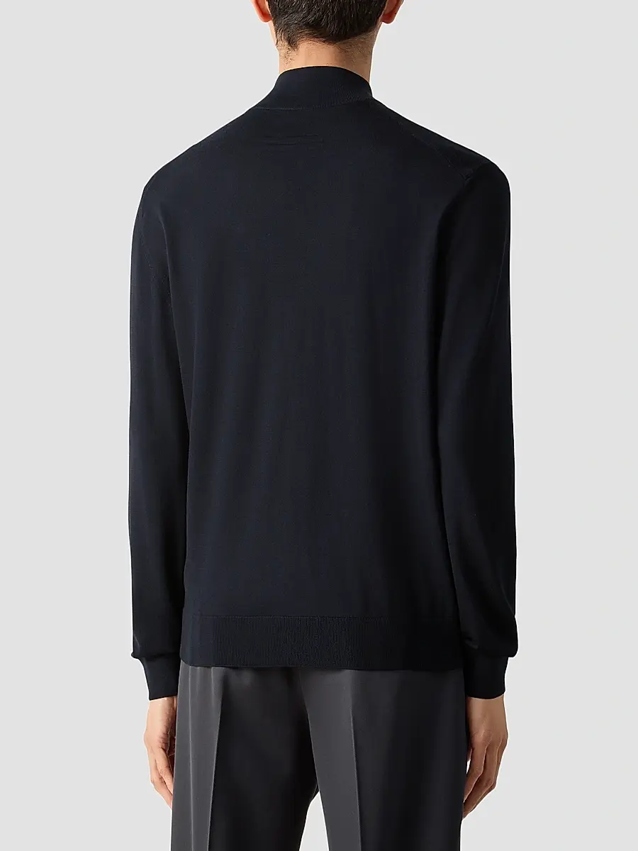 Zegna Men's 15milmil15 Wool Full Zip Cardigan | Thumbnail 3 Zegna Men's 15milmil15 Wool Full Zip Cardigan | Thumbnail 3