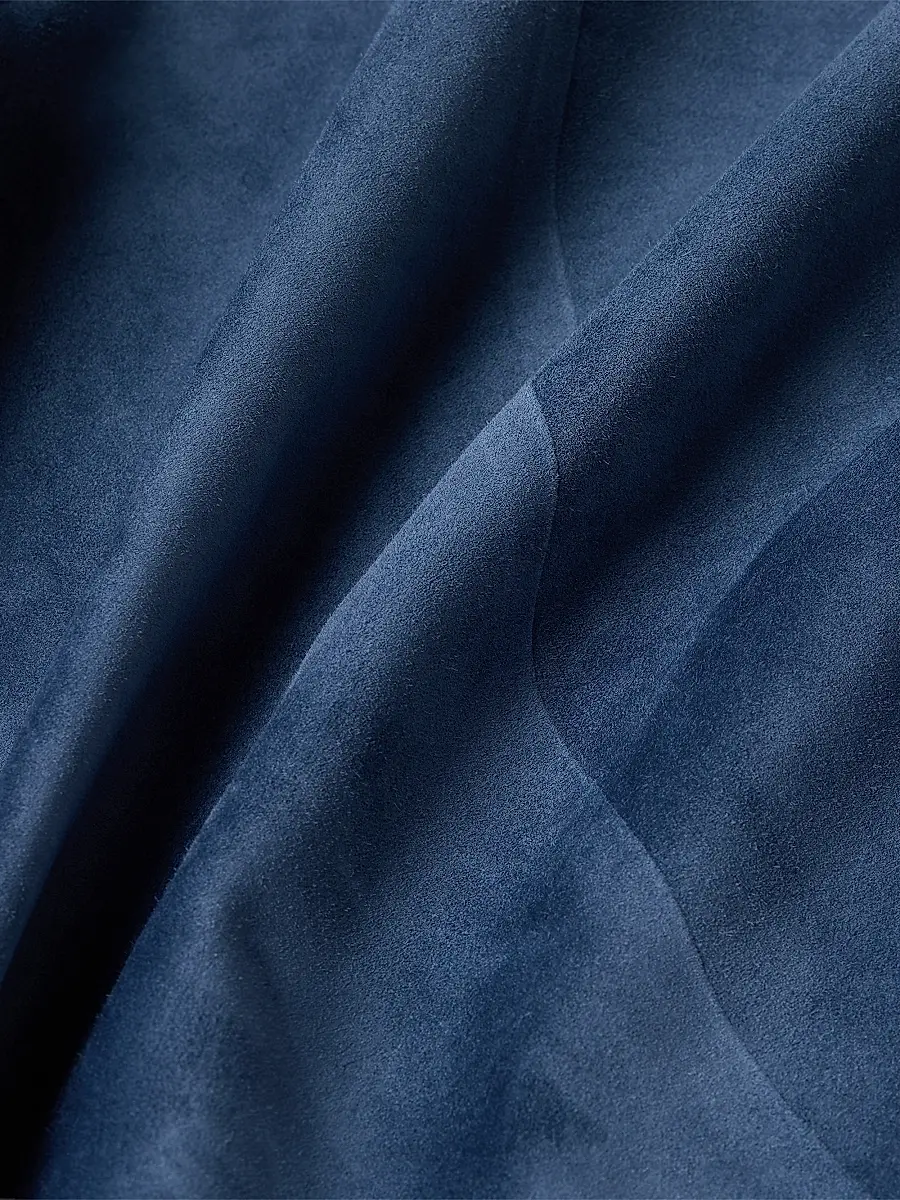 Zegna Men's Suede Blouson Jacket | Thumbnail 6 Zegna Men's Suede Blouson Jacket | Thumbnail 6