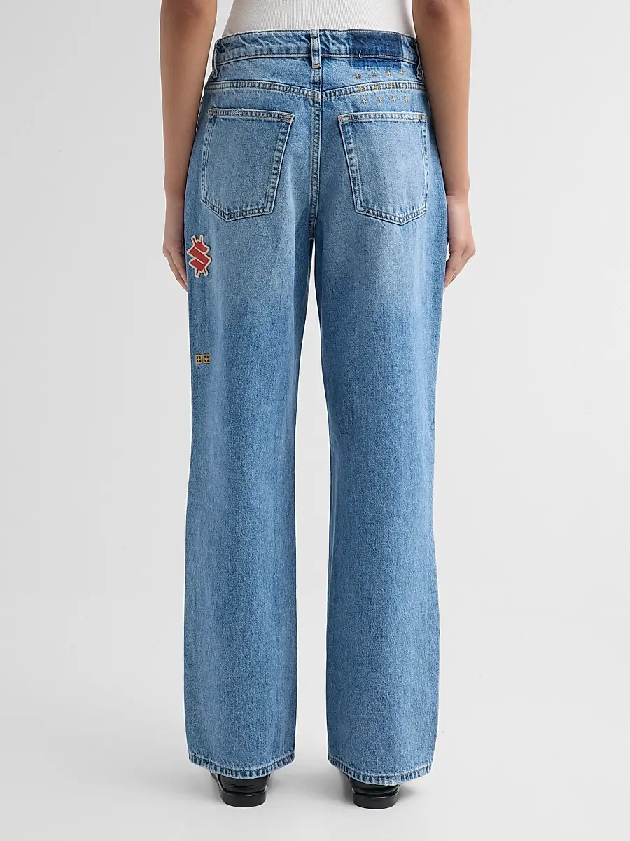 Ksubi Women's Garage Patches High-Rise Jeans | Thumbnail 3 Ksubi Women's Garage Patches High-Rise Jeans | Thumbnail 3