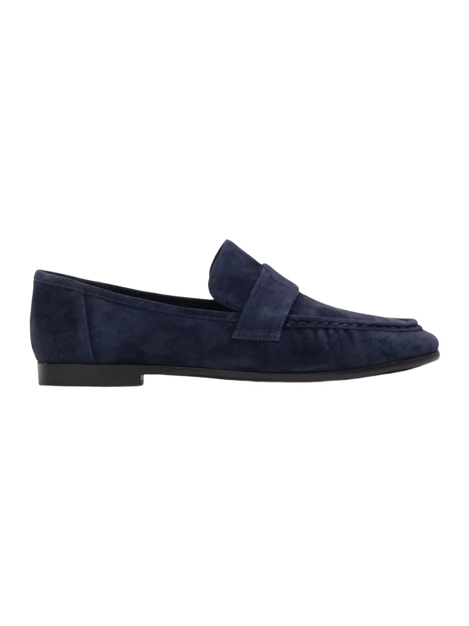 Black Suede Studio Women's Arrow Suede Loafers