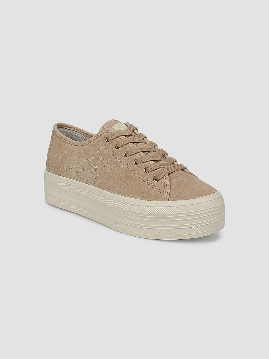Veronica Beard Women's Truett Suede Platform Low-Top Sneakers | Thumbnail 2