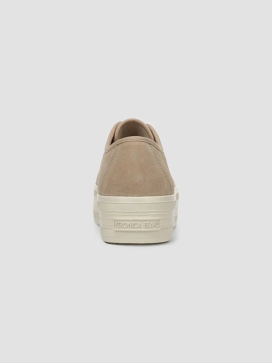 Veronica Beard Women's Truett Suede Platform Low-Top Sneakers | Thumbnail 3