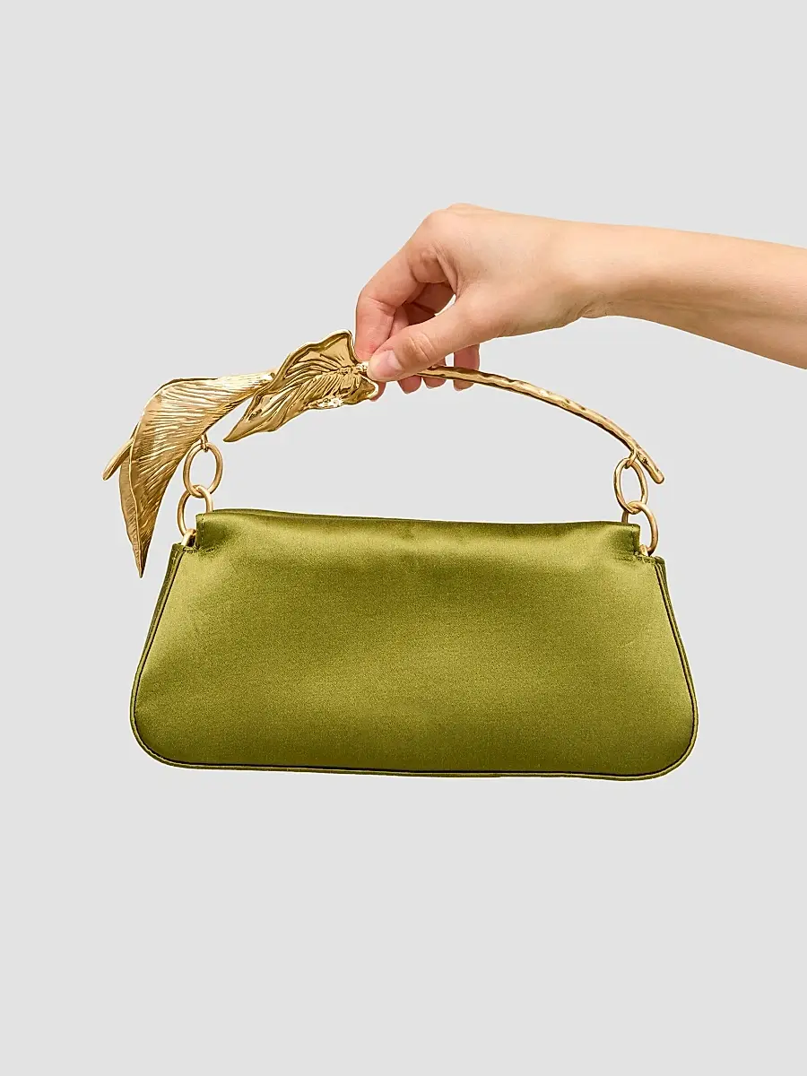 Cult Gaia Women's Calla Satin Handle Bag | Thumbnail 2 Cult Gaia Women's Calla Satin Handle Bag | Thumbnail 2