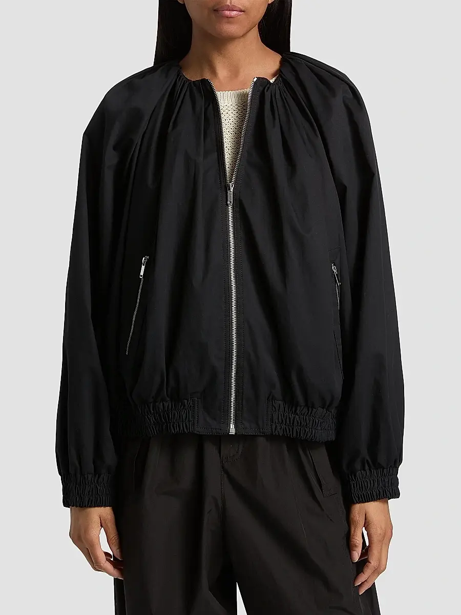 Derek Lam Women's Lukas Poplin Jacket | Thumbnail 3 Derek Lam Women's Lukas Poplin Jacket | Thumbnail 3