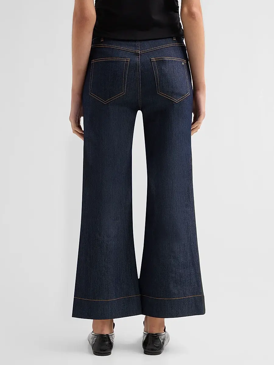 Cinq à Sept Women's Joey Mid-Rise Flare Crop Jeans | Thumbnail 3 Cinq à Sept Women's Joey Mid-Rise Flare Crop Jeans | Thumbnail 3