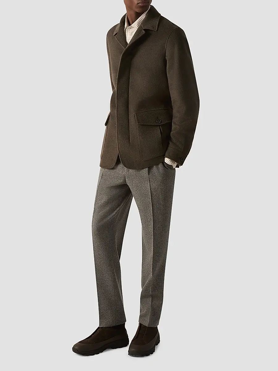 Zegna Men's Cashmere Pants | Thumbnail 2