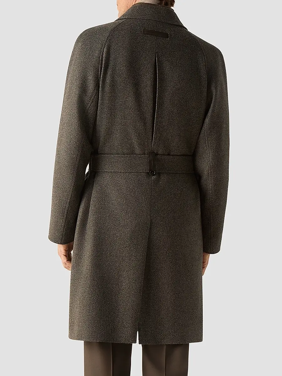 Zegna Men's Oasi Cashmere Trench Coat | Thumbnail 4 Zegna Men's Oasi Cashmere Trench Coat | Thumbnail 4