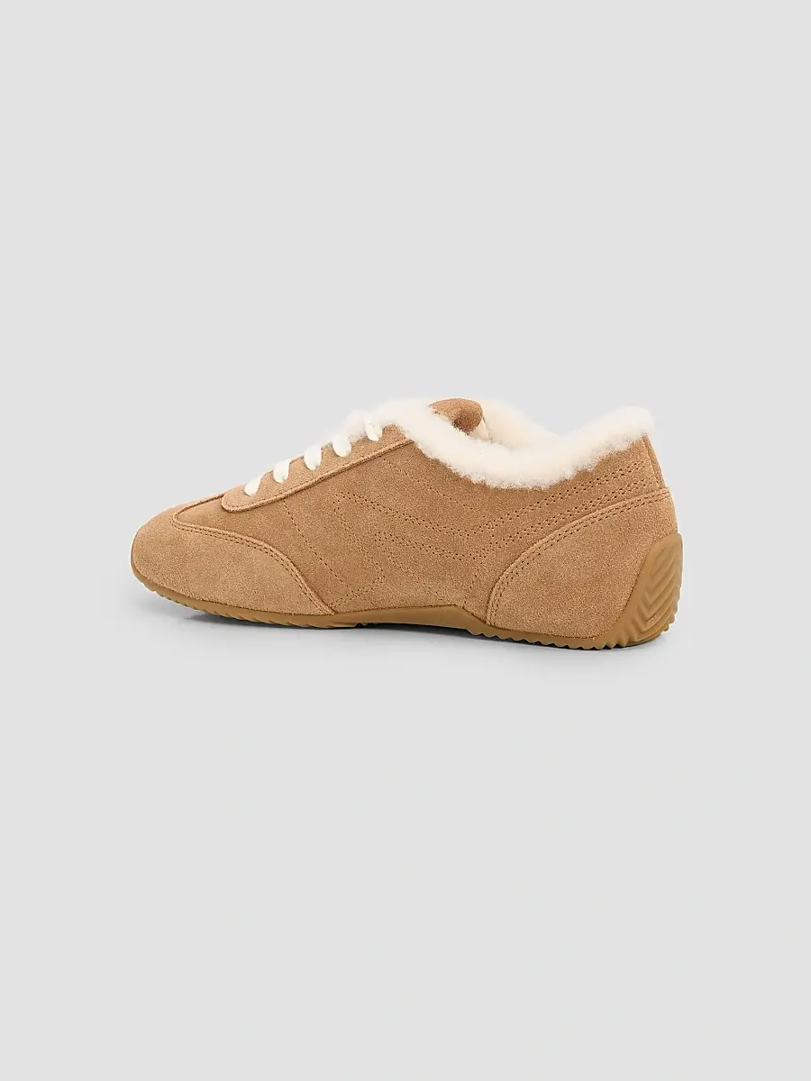 rag & bone Women's Retro Runner Suede & Shearling Low-Top Sneakers | Thumbnail 2 rag & bone Women's Retro Runner Suede & Shearling Low-Top Sneakers | Thumbnail 2