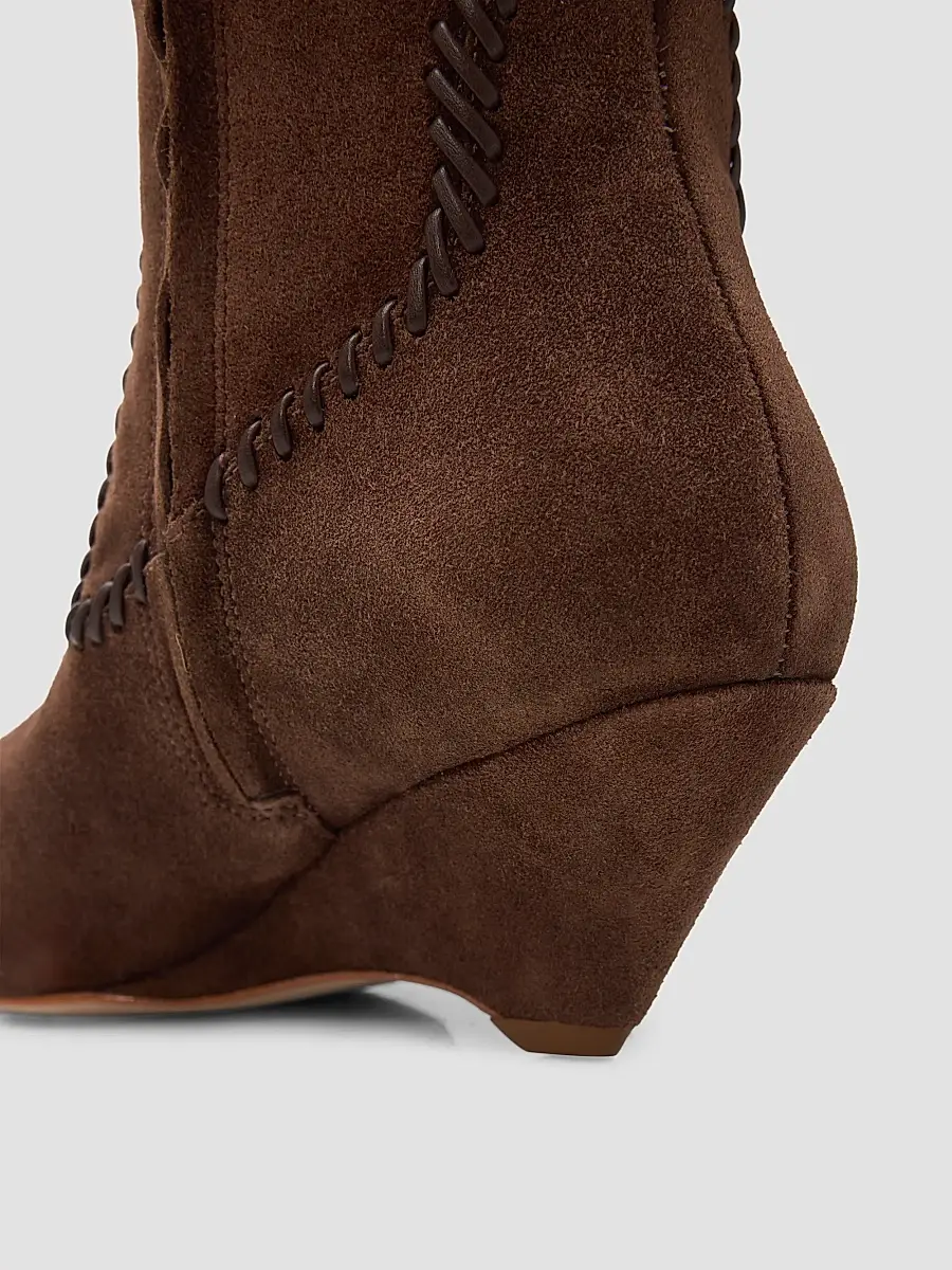 Cinq à Sept Women's Resort Marta 60MM Whipstitched Suede Boots | Thumbnail 3 Cinq à Sept Women's Resort Marta 60MM Whipstitched Suede Boots | Thumbnail 3