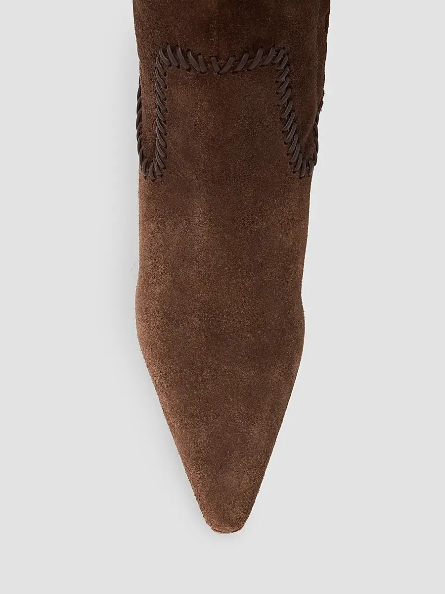 Cinq à Sept Women's Resort Marta 60MM Whipstitched Suede Boots | Thumbnail 4 Cinq à Sept Women's Resort Marta 60MM Whipstitched Suede Boots | Thumbnail 4