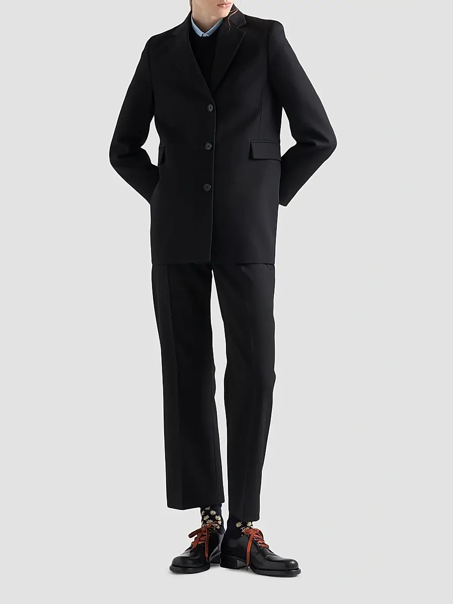 Prada Women's Compact Gabardine Pants | Thumbnail 2 Prada Women's Compact Gabardine Pants | Thumbnail 2