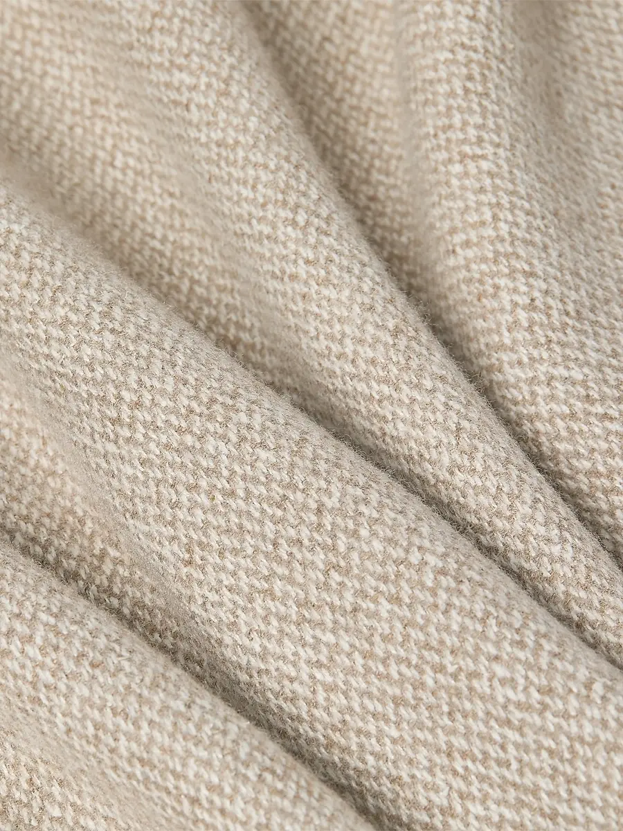 Zegna Men's Cashmere and Silk Overshirt - Light Beige | Thumbnail 6