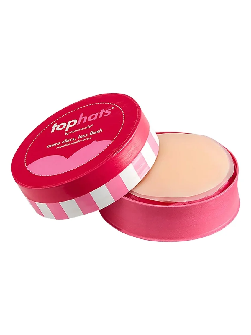 Commando Women's Top Hats Silicone Nipple Concealers