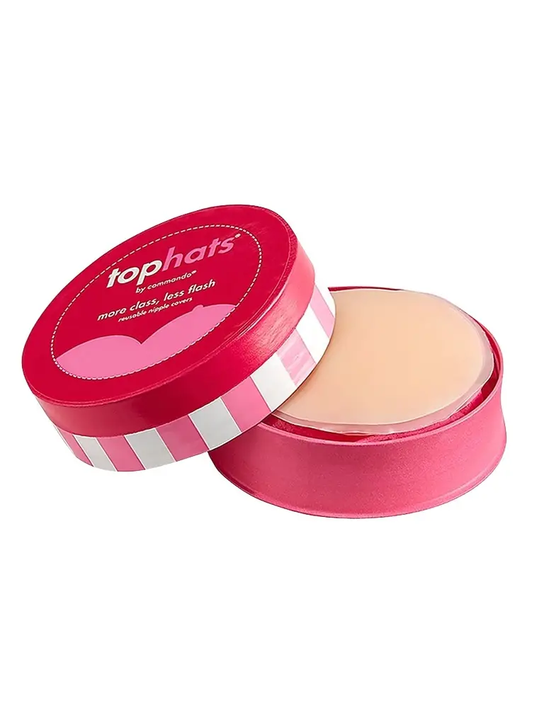 Commando Women's Top Hats Silicone Nipple Concealers