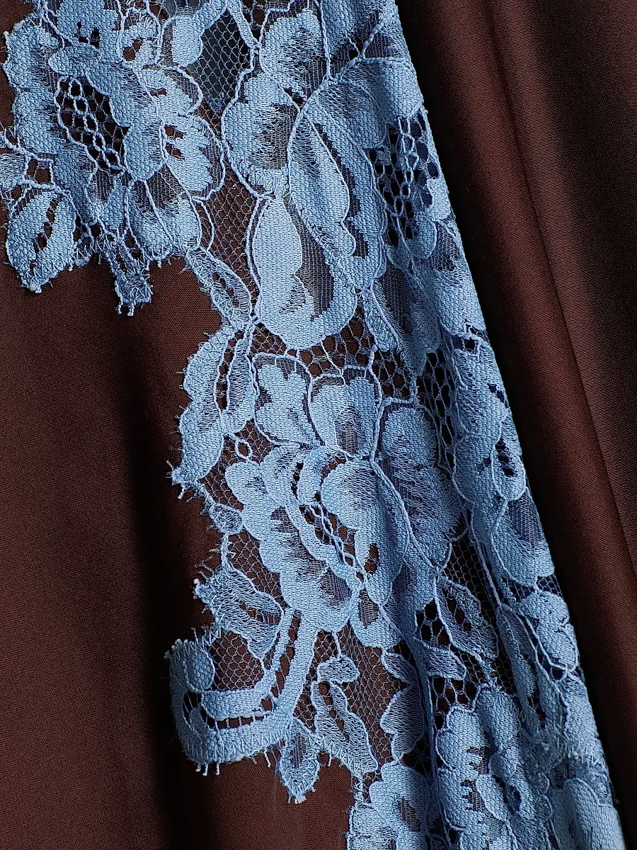 A.L.C. A. L.C. Women's Josephine Lace-Inlay Satin Maxi Dress | Thumbnail 7 A.L.C. A. L.C. Women's Josephine Lace-Inlay Satin Maxi Dress | Thumbnail 7