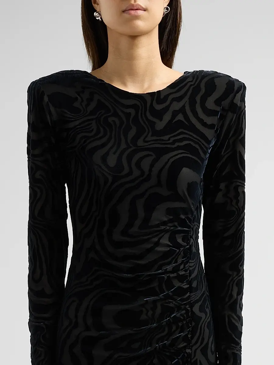 Ramy Brook Women's April Swirl A-Line Gown | Thumbnail 5 Ramy Brook Women's April Swirl A-Line Gown | Thumbnail 5