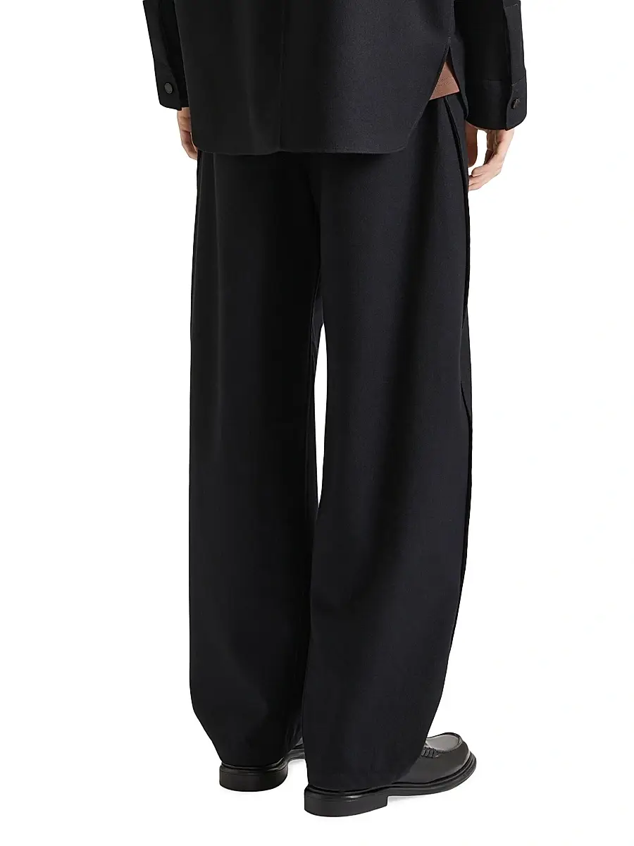 Givenchy Men's Couture Seam Pants in Flannel - Black | Thumbnail 4 Givenchy Men's Couture Seam Pants in Flannel - Black | Thumbnail 4
