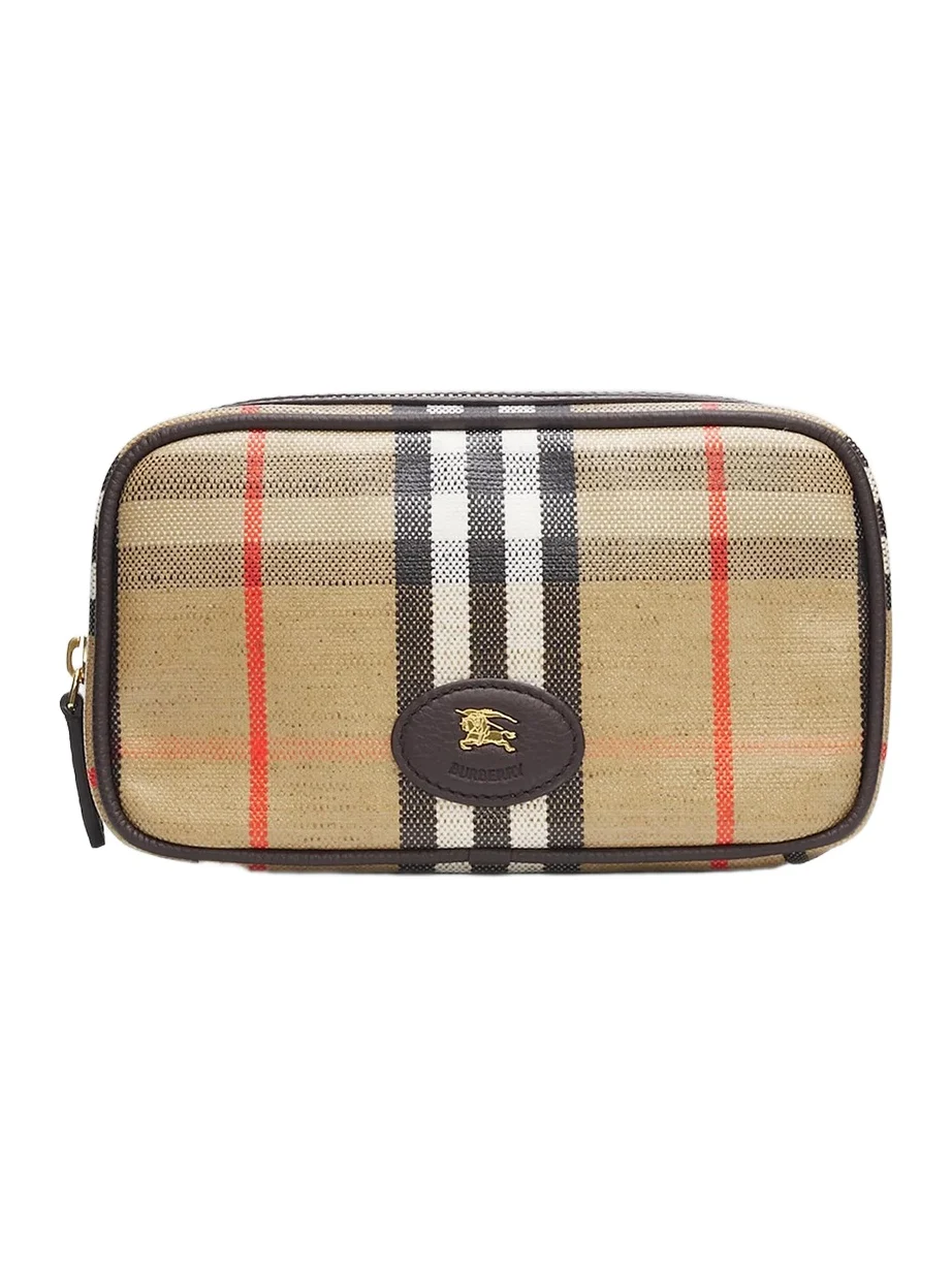 Burberry Highlands Check Make-Up Pouch