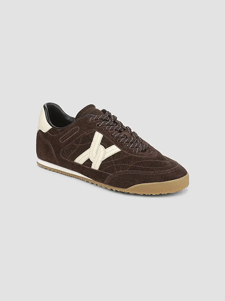Veronica Beard Women's Natalia Suede Low-Top Sneakers | Thumbnail 2 Veronica Beard Women's Natalia Suede Low-Top Sneakers | Thumbnail 2
